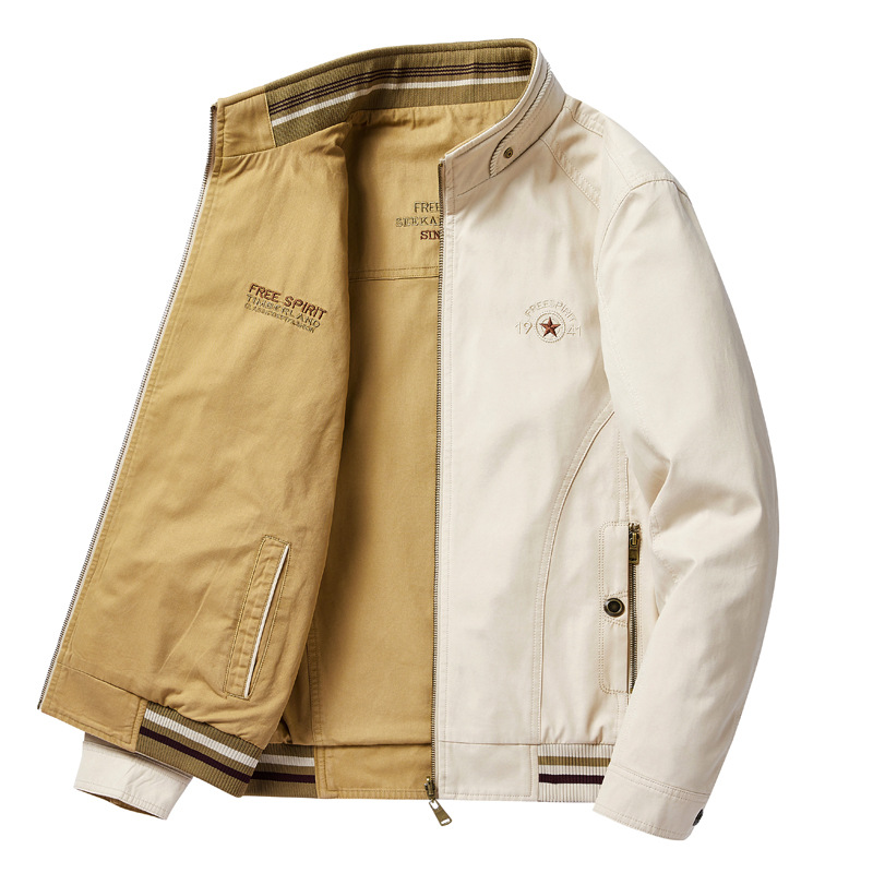 Windbreaker Men Zip - Veste de randonnée double face pour