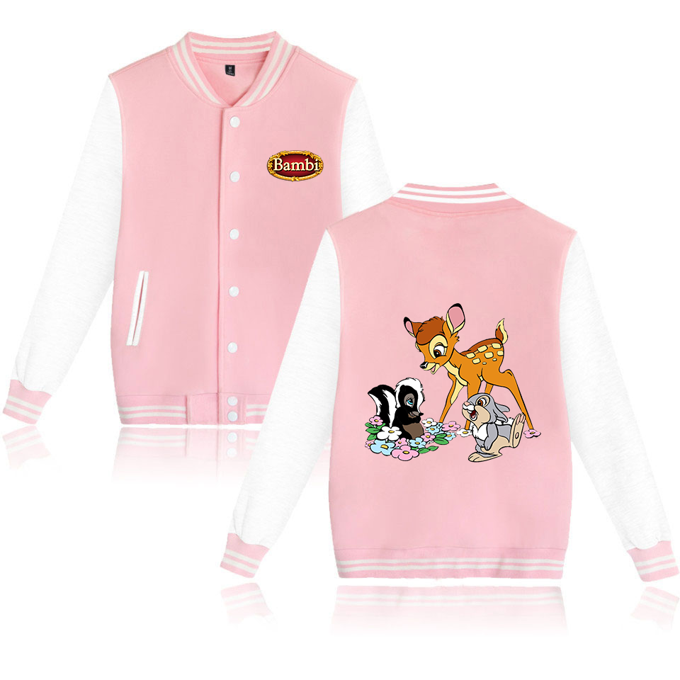 Varsity Jacket Letterman - Bambi-Veste Bombardier de Baseball pour Homme