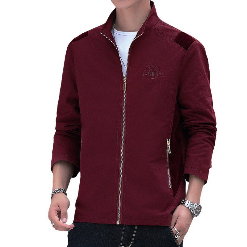 Windbreaker Men Zip - Vestes de travail en coton pour