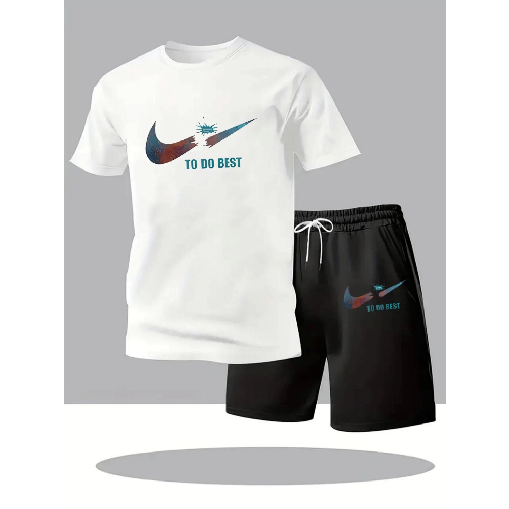 Mens Fashion Casual Outfits - Nouvel ensemble de sport d'été pour