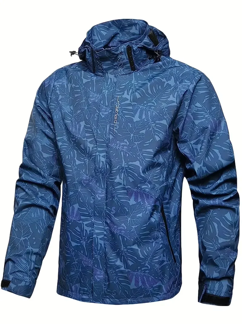 Windbreaker Men Zip - Veste coupe-vent décontractée imperméable pour homme
