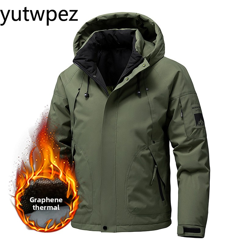 Windbreaker Men Zip - Veste softshell zippée à capuche pour