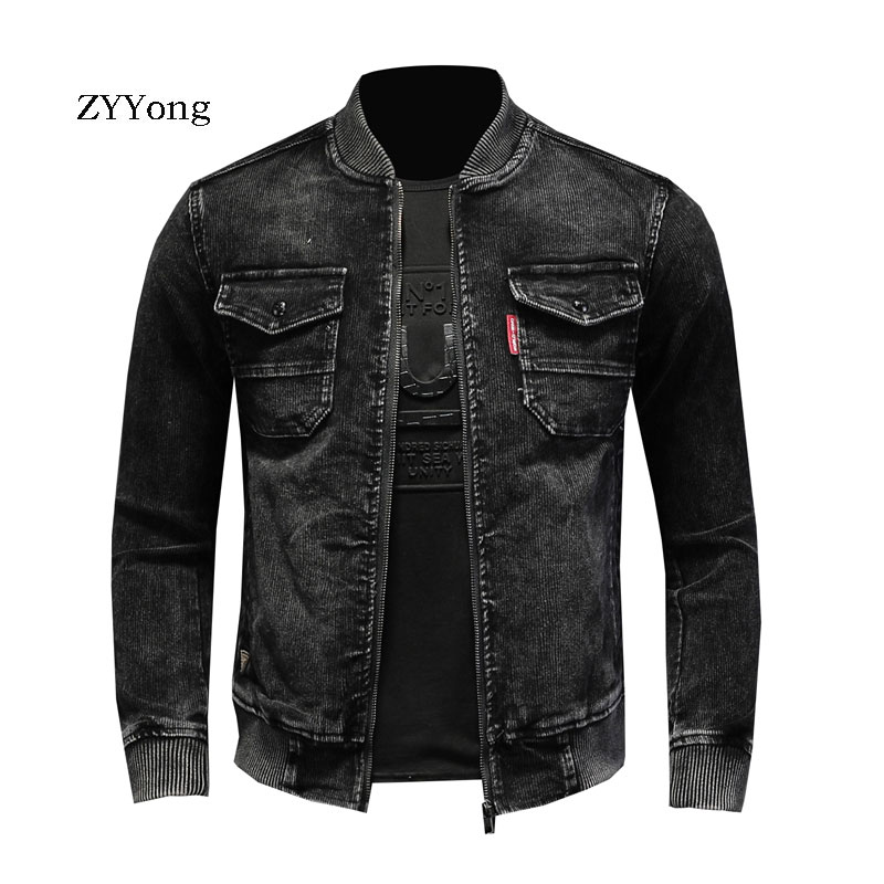 Bomber Jacket Men - Veste en velours côtelé à col