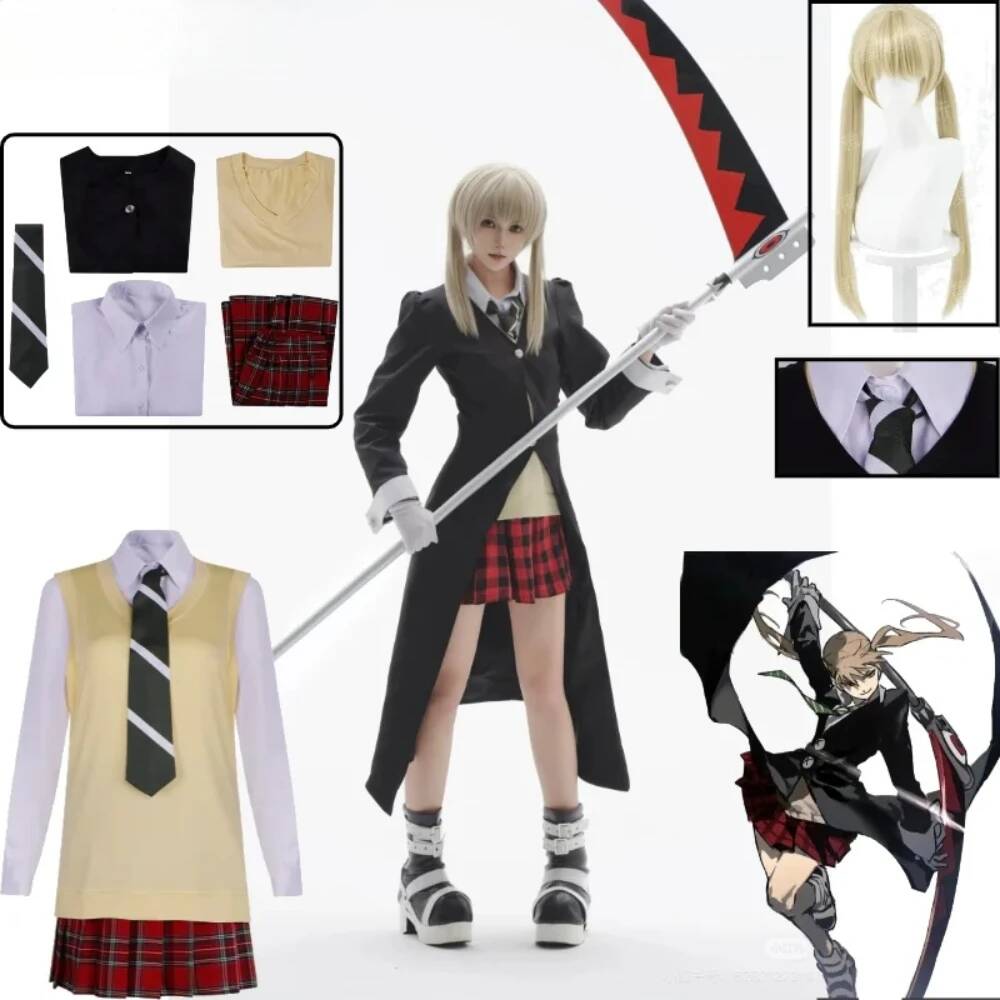 Formal Waistcoat Vest - Costume de cosplay Maka Albarn Soul