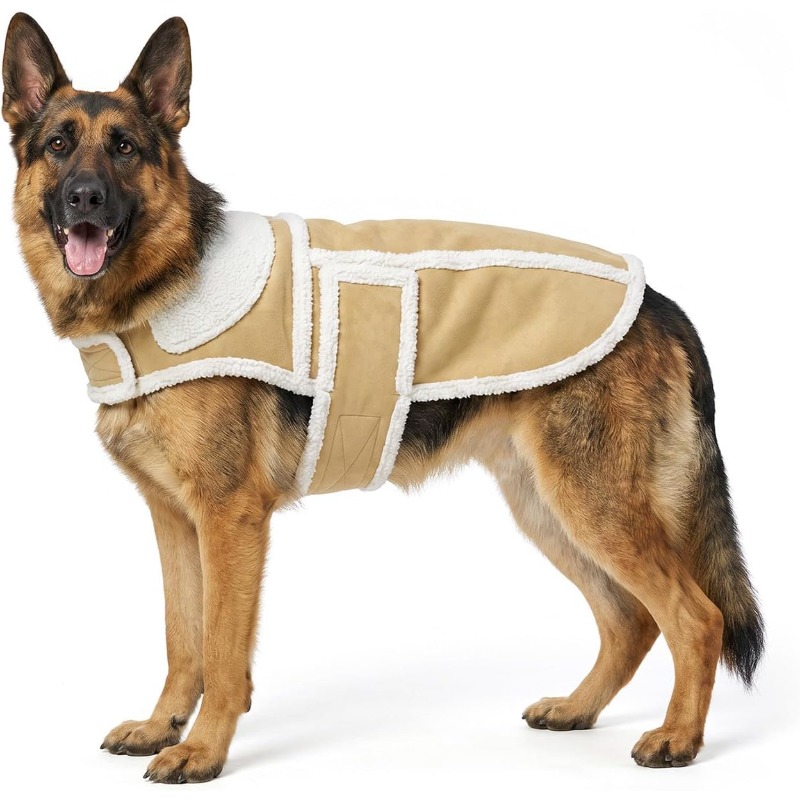 Sherpa Jacket Fleece - Manteau d'hiver pour chien de grande