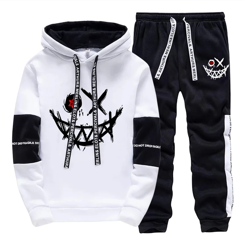 Mens Fashion Casual Outfits - Ensemble Homme/Haut à Capuche/Pantalon 2026 –