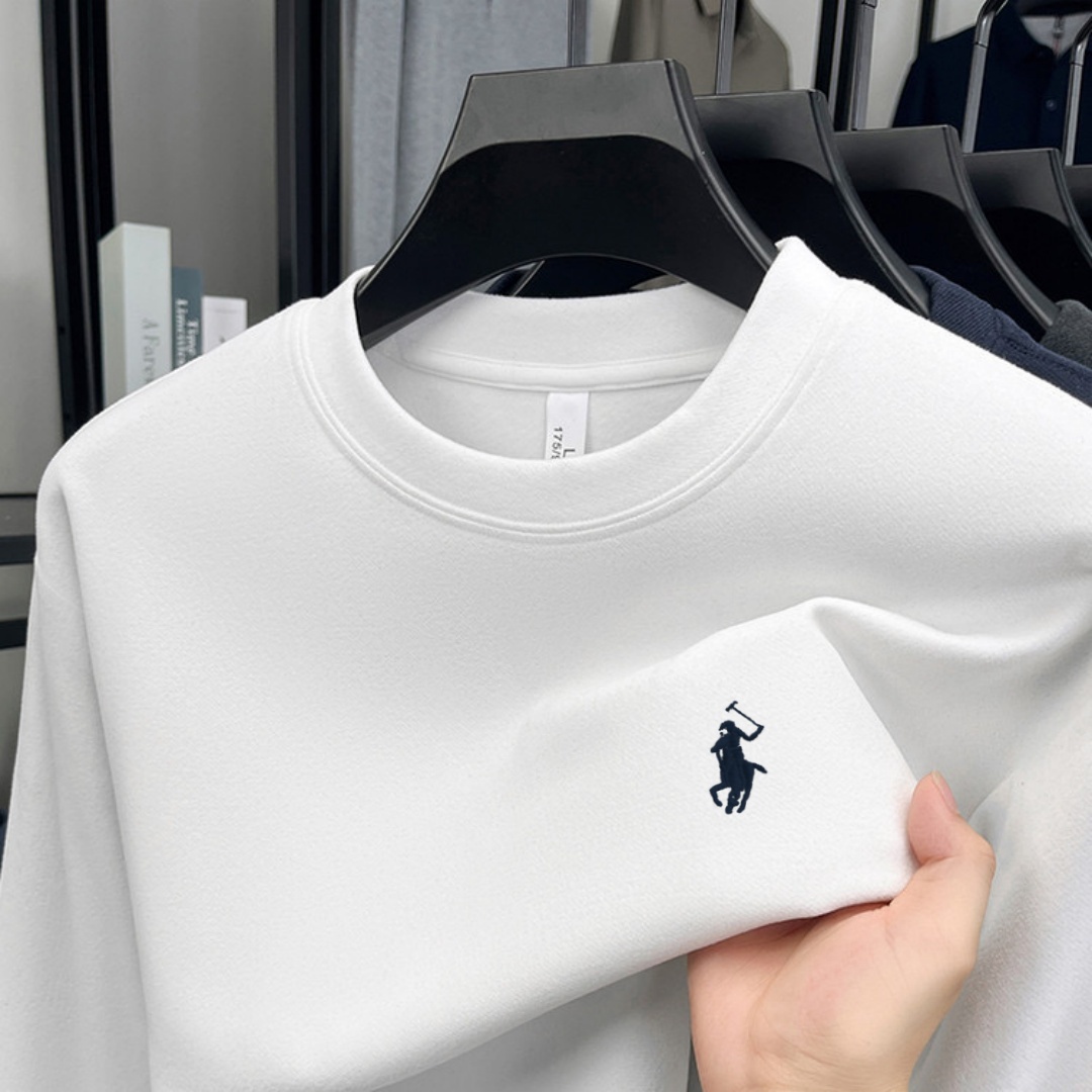 Fashion Mens Shirt - T-shirt à manches longues et col