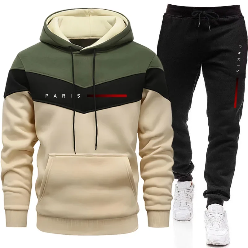 Mens Fashion Casual Outfits - Ensemble de sweats à capuche pour