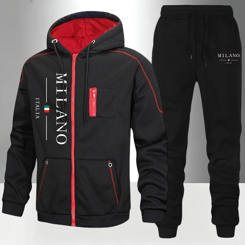 Mens Fashion Casual Outfits - Ensemble de survêtement décontracté pour homme,
