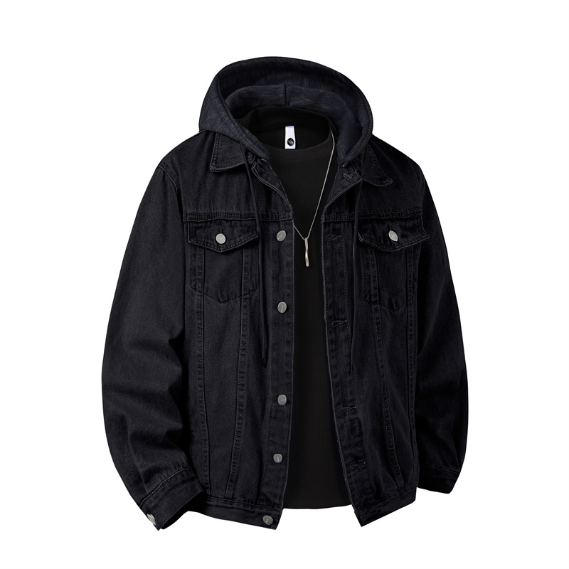 Bomber Jacket Men - Hommes veste en jean à capuche
