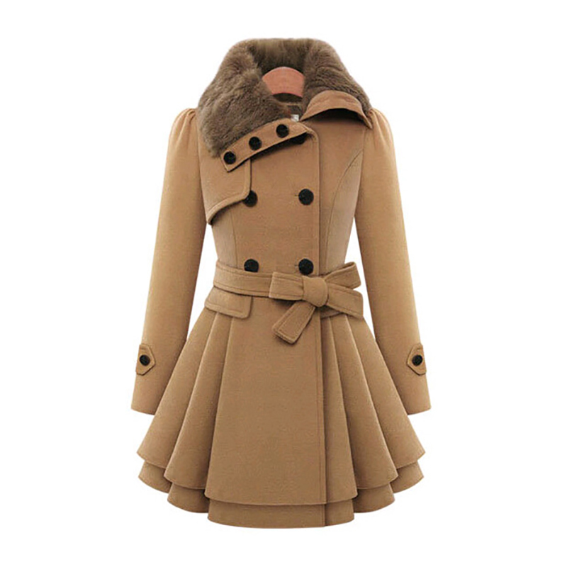 Sherpa Jacket Fleece - Manteaux Sherpa longs en laine pour
