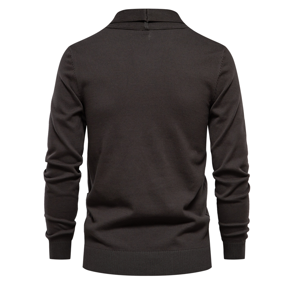 Cardigan en coton pour hommes, - Men'S Fashion Zip Sweater avis et prix