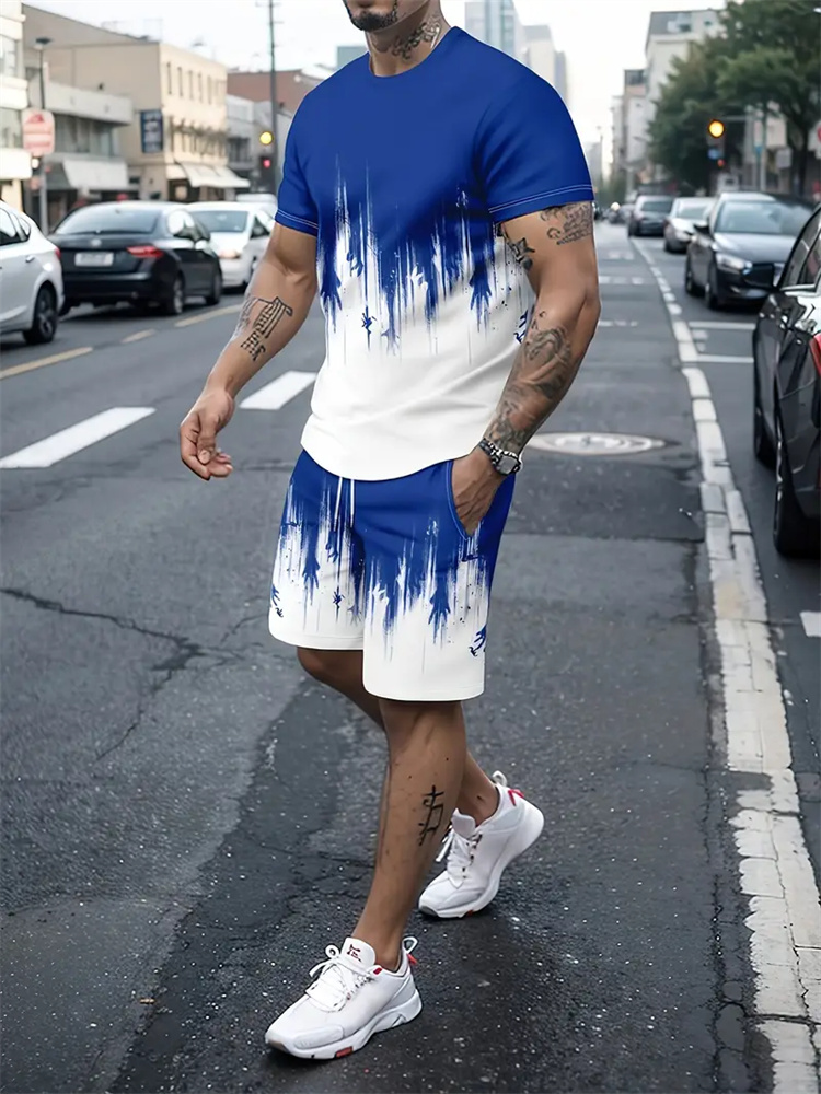T-shirt à texture dégradée pou - Men Fashion Upper avis et prix