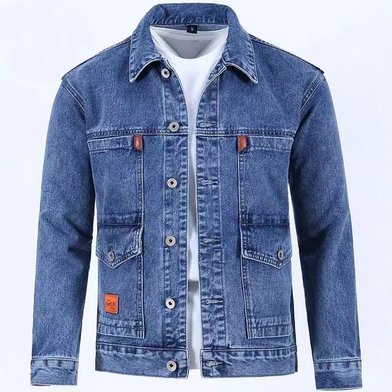 Veste en jean pour hommes, nou - Mens Fashion Denim Jacket avis et prix