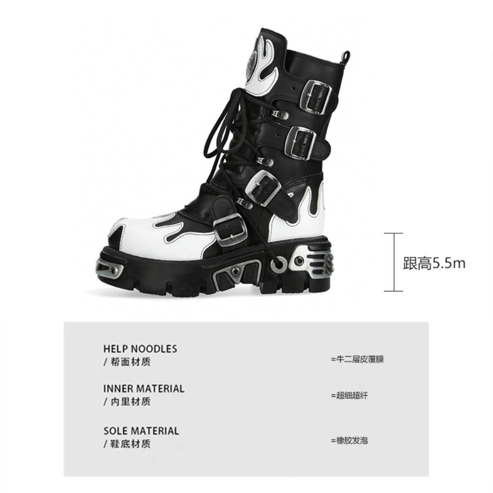 Nouvelles Bottes de Moto Gothi - Mens Fashion Zip Up avis et prix