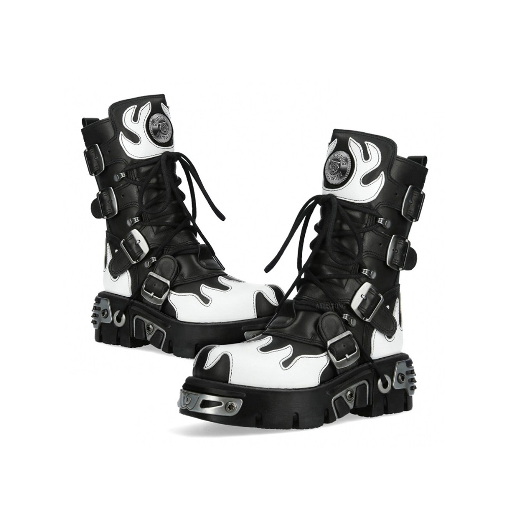 Nouvelles Bottes de Moto Gothi - Mens Fashion Zip Up avis et prix