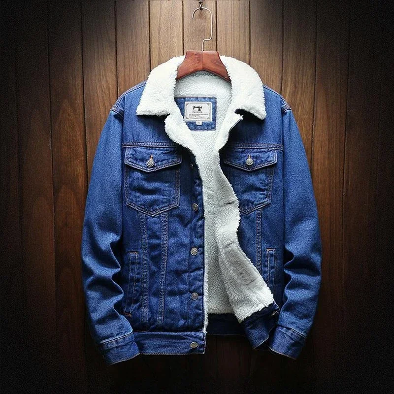 Vestes en jean homme rembourra - Mens Fashion Denim Jacket avis et prix