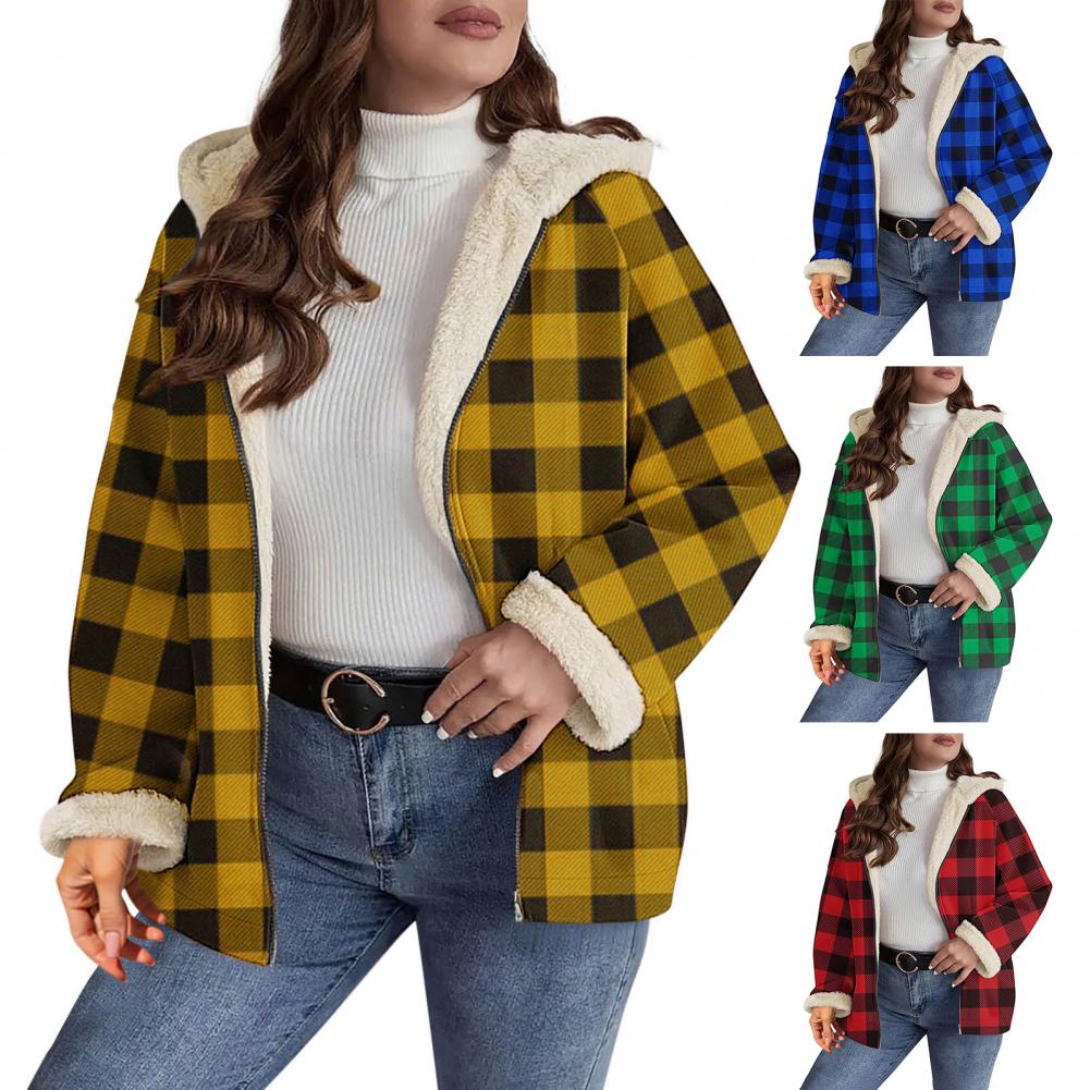 Veste en sherpa à carreaux pou - Sherpa Jacket Fleece avis et prix