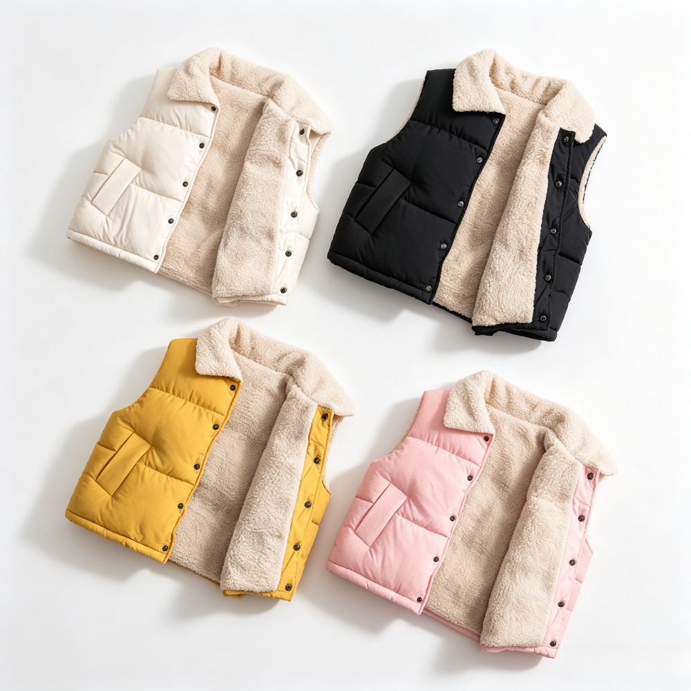 Gilet d'hiver chaud pour enfan - Sherpa Jacket Fleece avis et prix