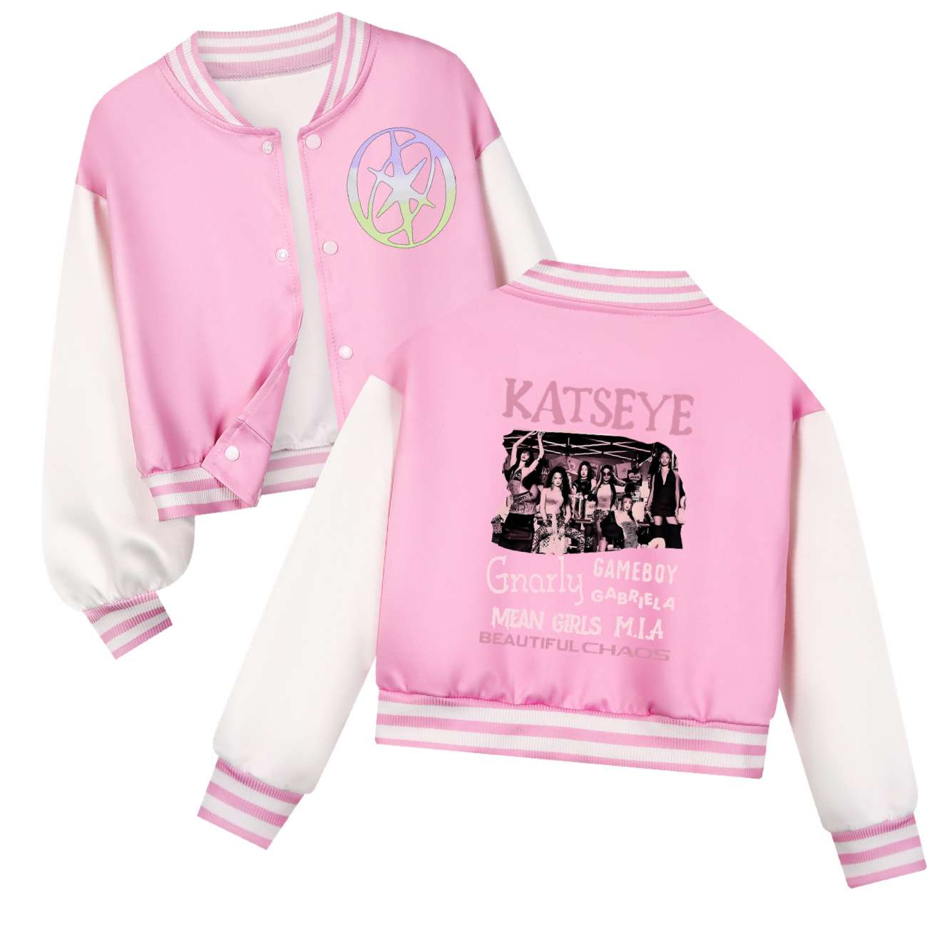 KATSEYE – veste de baseball co - Varsity Jacket Letterman avis et prix