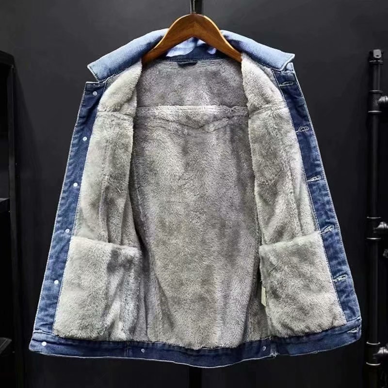 Veste en jean doublée de polai - Sherpa Jacket Fleece avis et prix