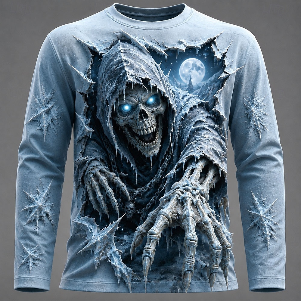 T-shirt à manches longues impr - Men Fashion Upper avis et prix