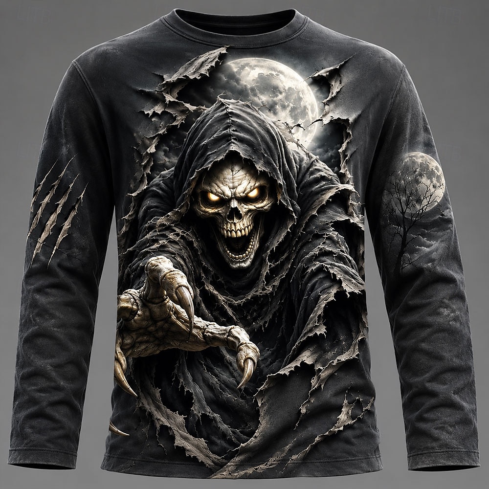 T-shirt à manches longues impr - Men Fashion Upper avis et prix