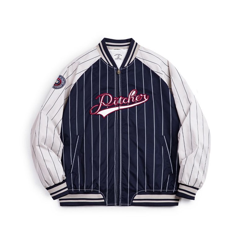 Blouson de baseball rétro amér - Varsity Jacket Letterman avis et prix
