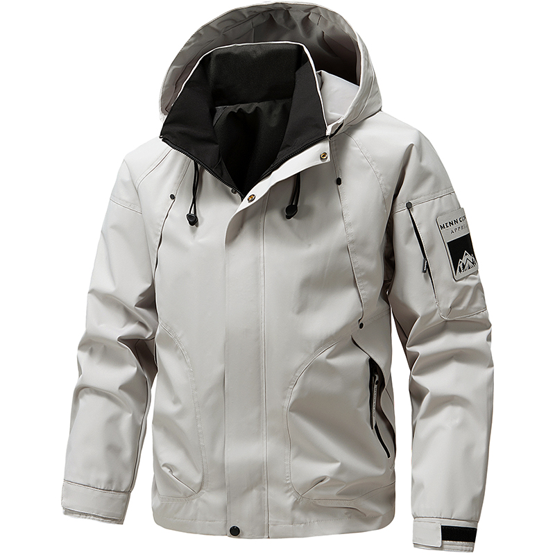 Veste imperméable à capuche po - Windbreaker Men Zip avis et prix