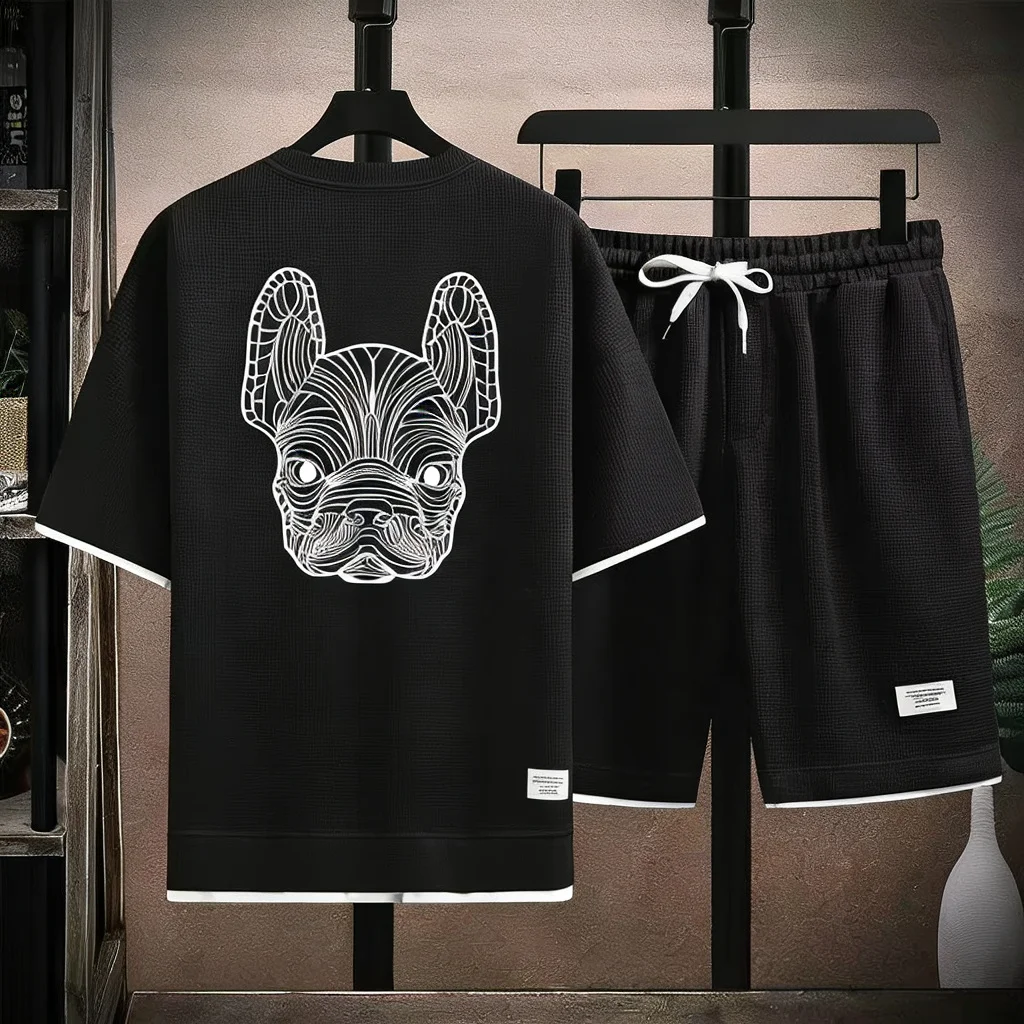 Ensemble t-shirt et short à ma - Men Fashion Upper avis et prix