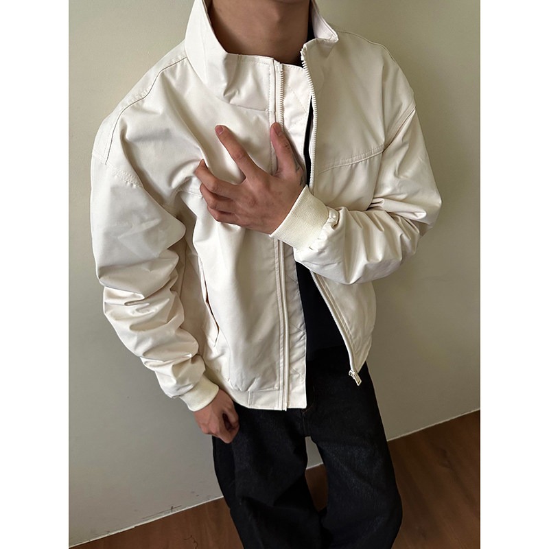 Veste bomber à col montant pou - Windbreaker Men Zip avis et prix