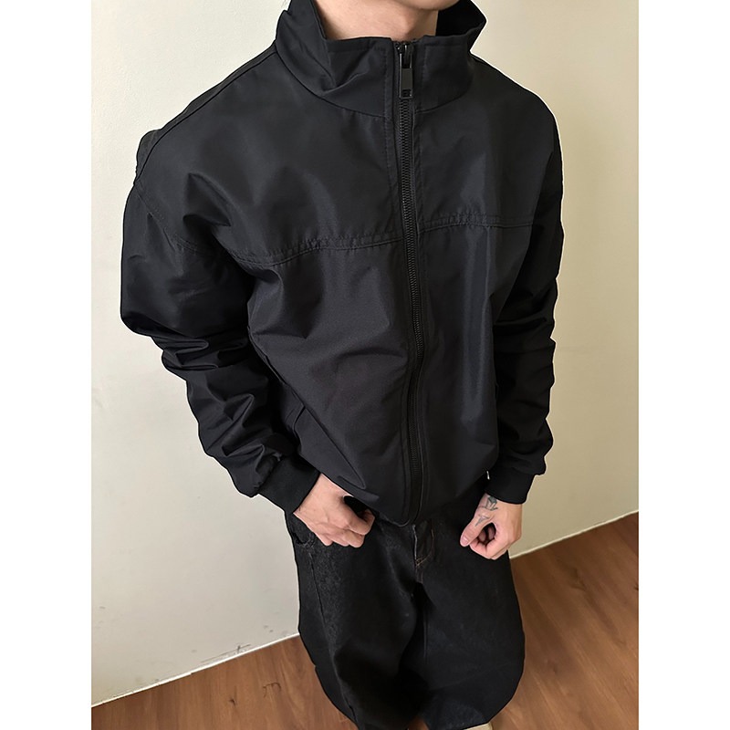 Veste bomber à col montant pou - Windbreaker Men Zip avis et prix