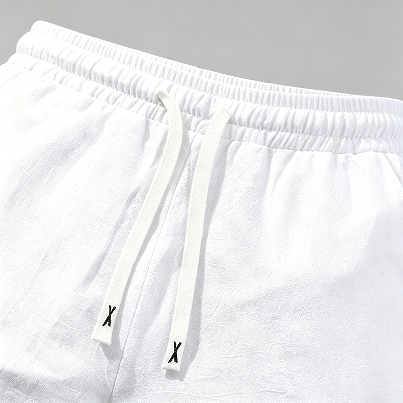 Shorts cargo en mélange de lin - Mens Fashion Zip Up avis et prix