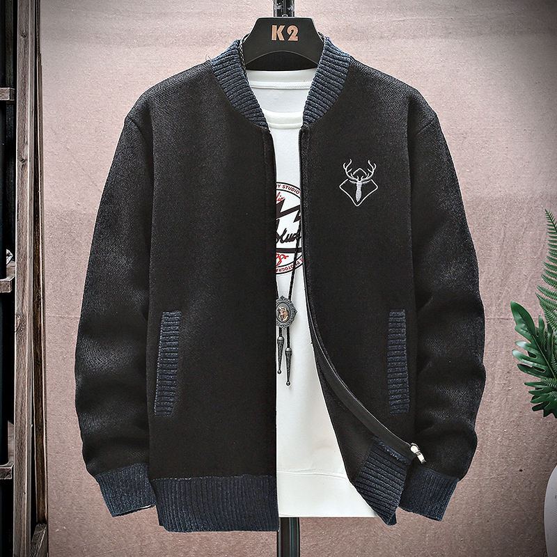 Hommes Cardigan tricoté Sweate - Men'S Fashion Zip Sweater avis et prix