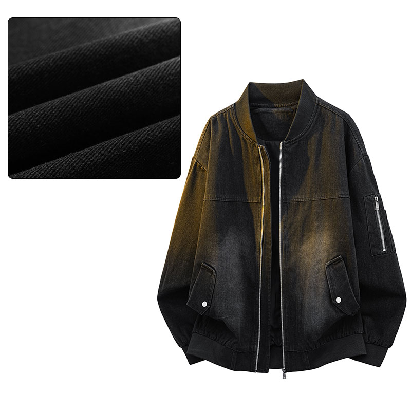 Printemps automne veste de spo - Mens Fashion Denim Jacket avis et prix