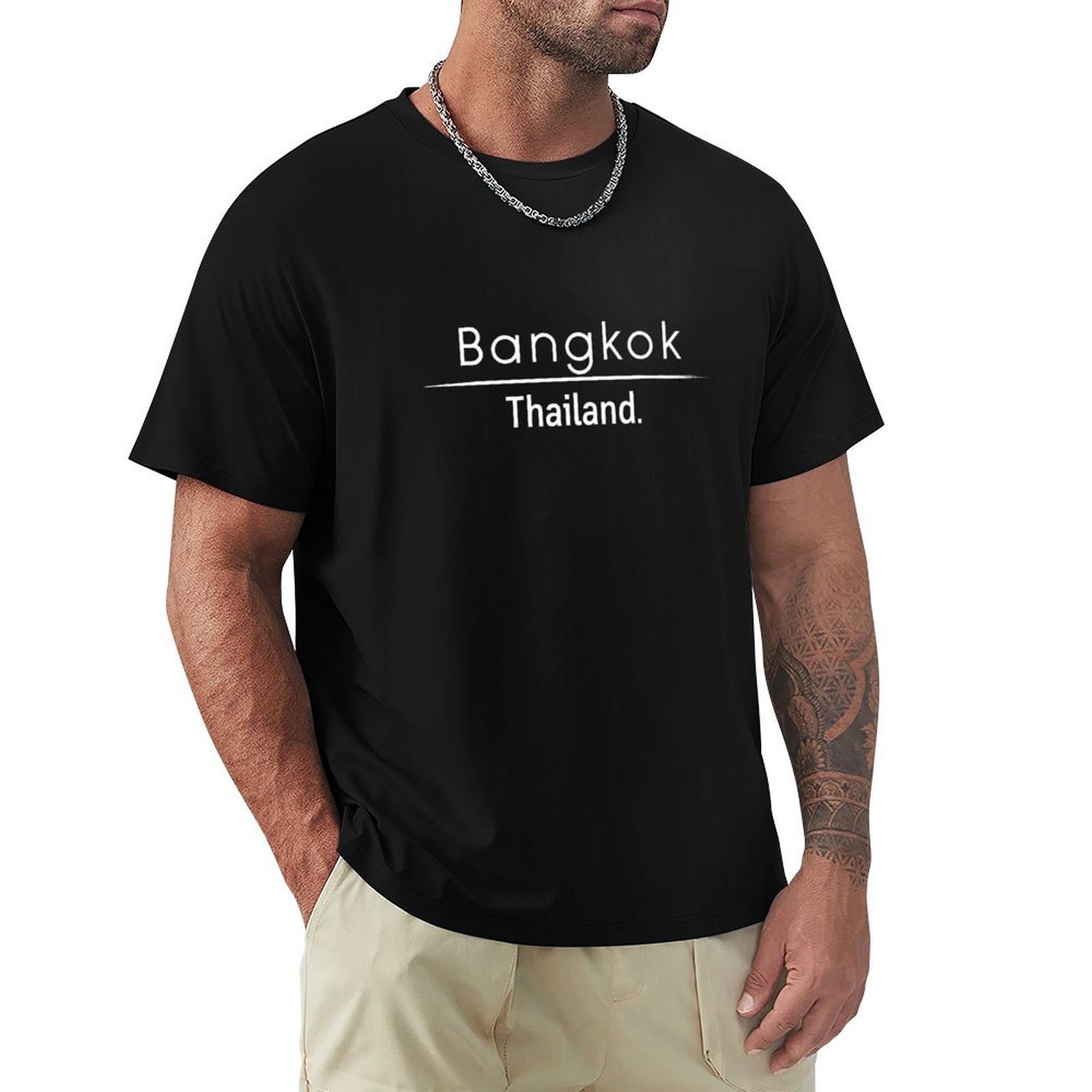 T-shirt Bangkok Thaïlande, imp - Mens Fashion Bangkok avis et prix