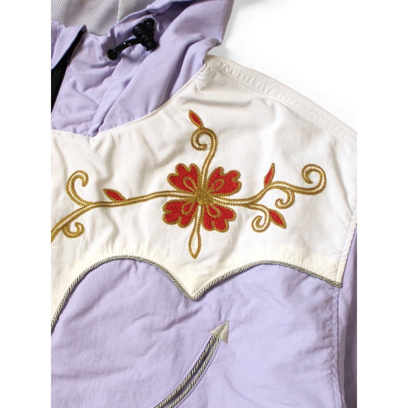 Veste Anorak Broderie Florale  - Windbreaker Men Zip avis et prix