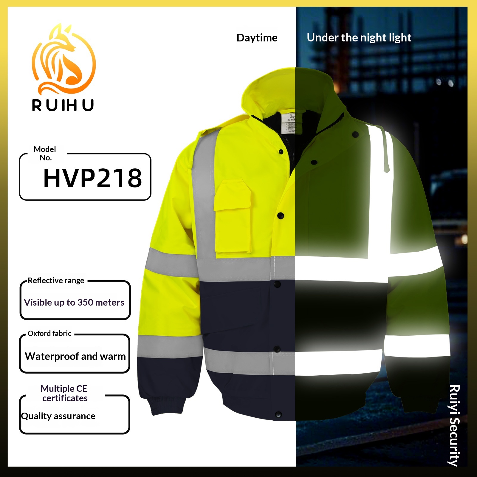 Veste d'hiver haute visibilité - Bomber Jacket Men avis et prix