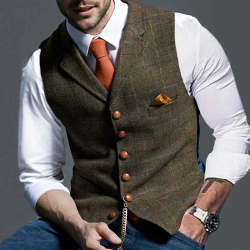 Mode hommes gilets revers Twee - Formal Waistcoat Vest avis et prix