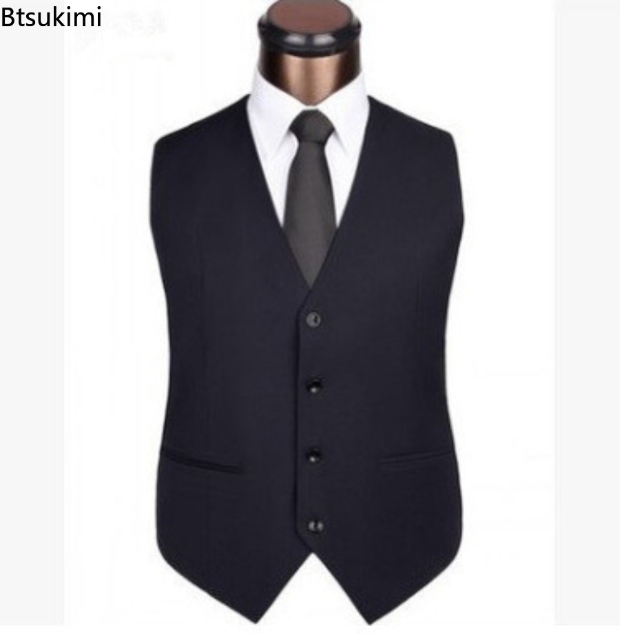 S-6XL grande taille hommes cor - Formal Waistcoat Vest avis et prix