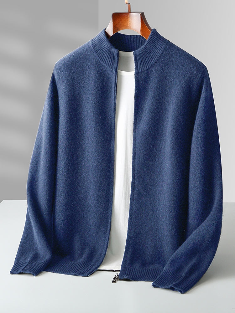 Cardigan en laine pour hommes, - Men'S Fashion Zip Sweater avis et prix