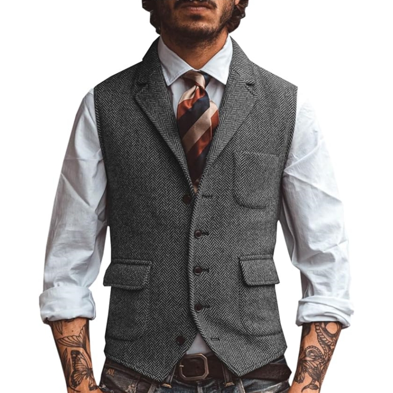 Nouveau gilet de costume pour  - Formal Waistcoat Vest avis et prix