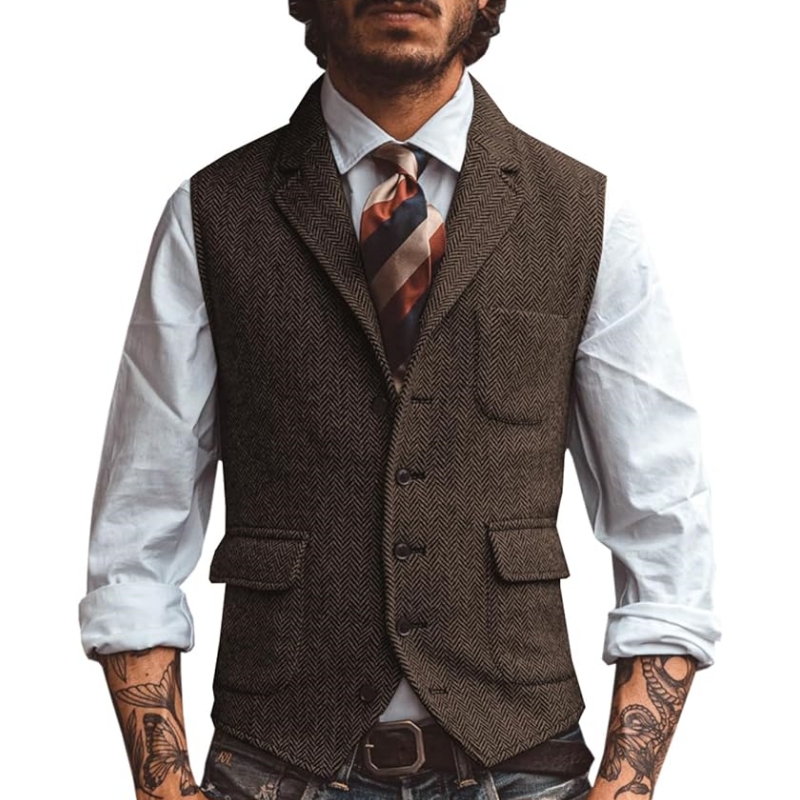 Nouveau gilet de costume pour  - Formal Waistcoat Vest avis et prix