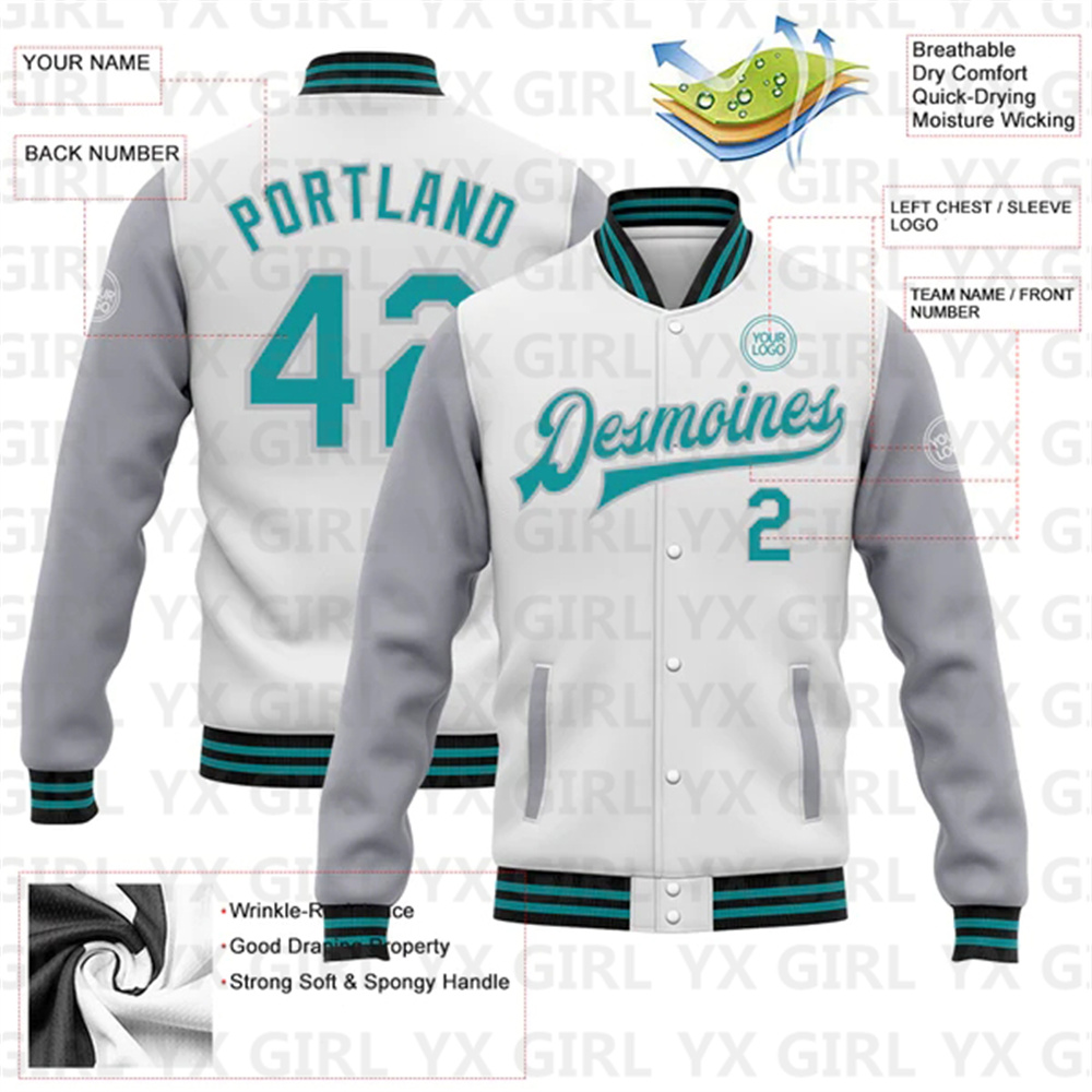Blouson aviateur universitaire - Varsity Jacket Letterman avis et prix