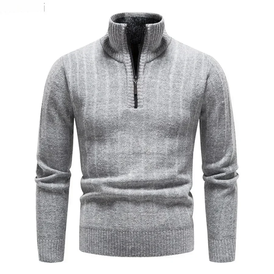 Nouveaux pulls chauds pour hom - Men'S Fashion Zip Sweater avis et prix
