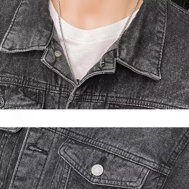 Amérique Vintage loup lourd br - Mens Fashion Denim Jacket avis et prix