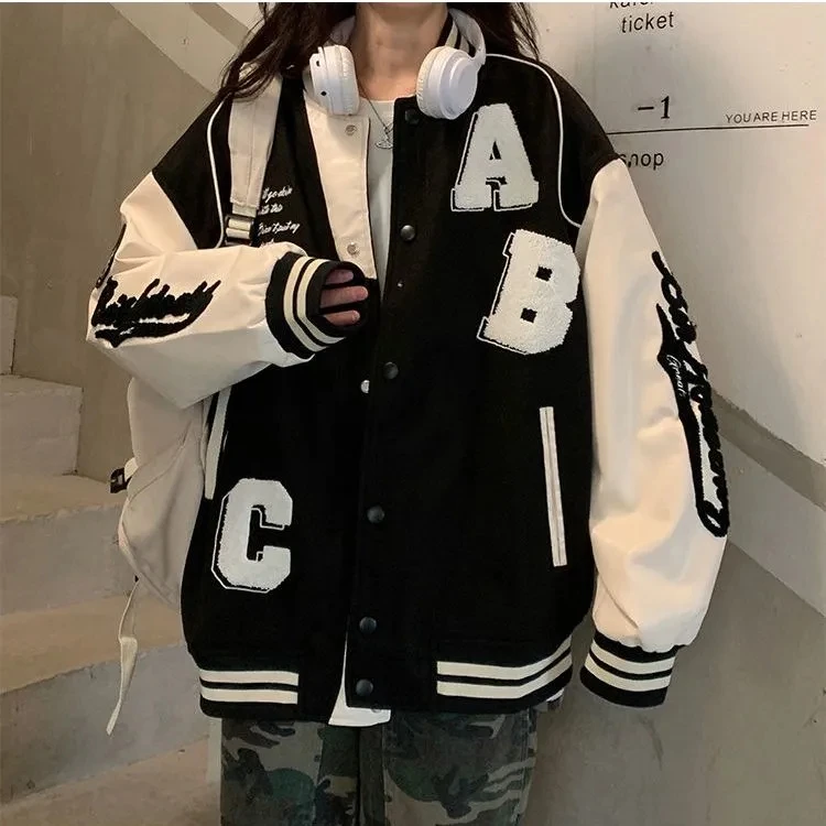 Veste bombardier en laine d'ag - Varsity Jacket Letterman avis et prix