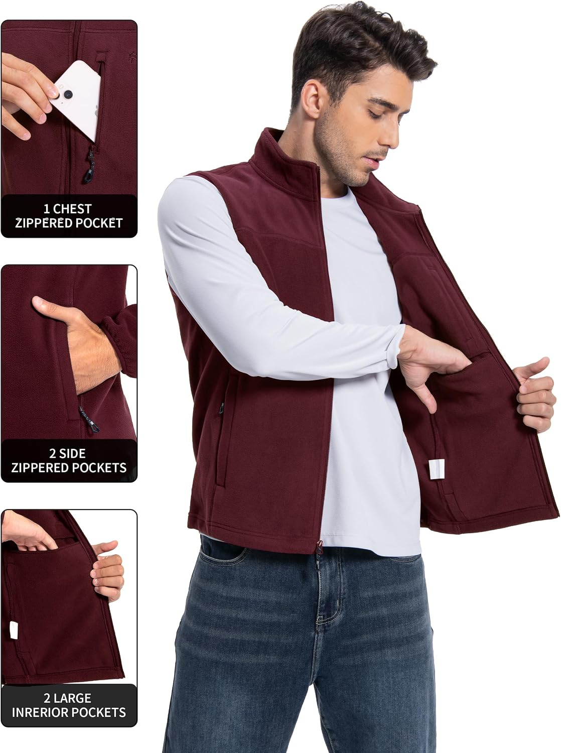 Gilet polaire Pioneer Camp pou - Windbreaker Men Zip avis et prix