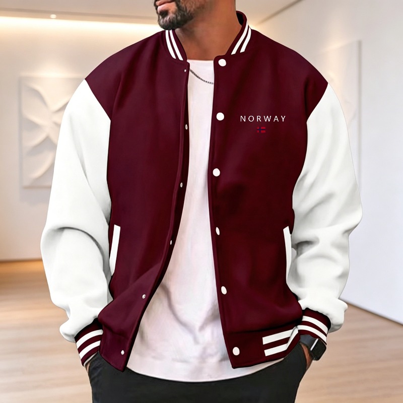 Blouson universitaire pour hom - Varsity Jacket Letterman avis et prix