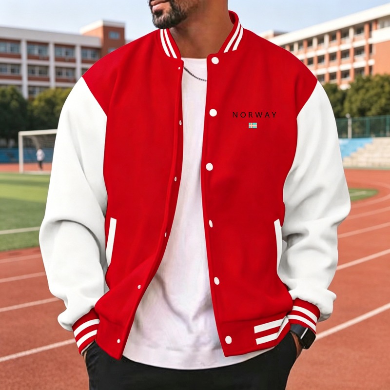 Blouson universitaire pour hom - Varsity Jacket Letterman avis et prix